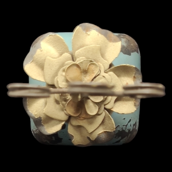 DISTRESSED VTG LOOK GLASS MILK BOTTLE PICTURE HOLDER-A FRIEND LOVES AT ALL TIMES - Picture 6 of 6